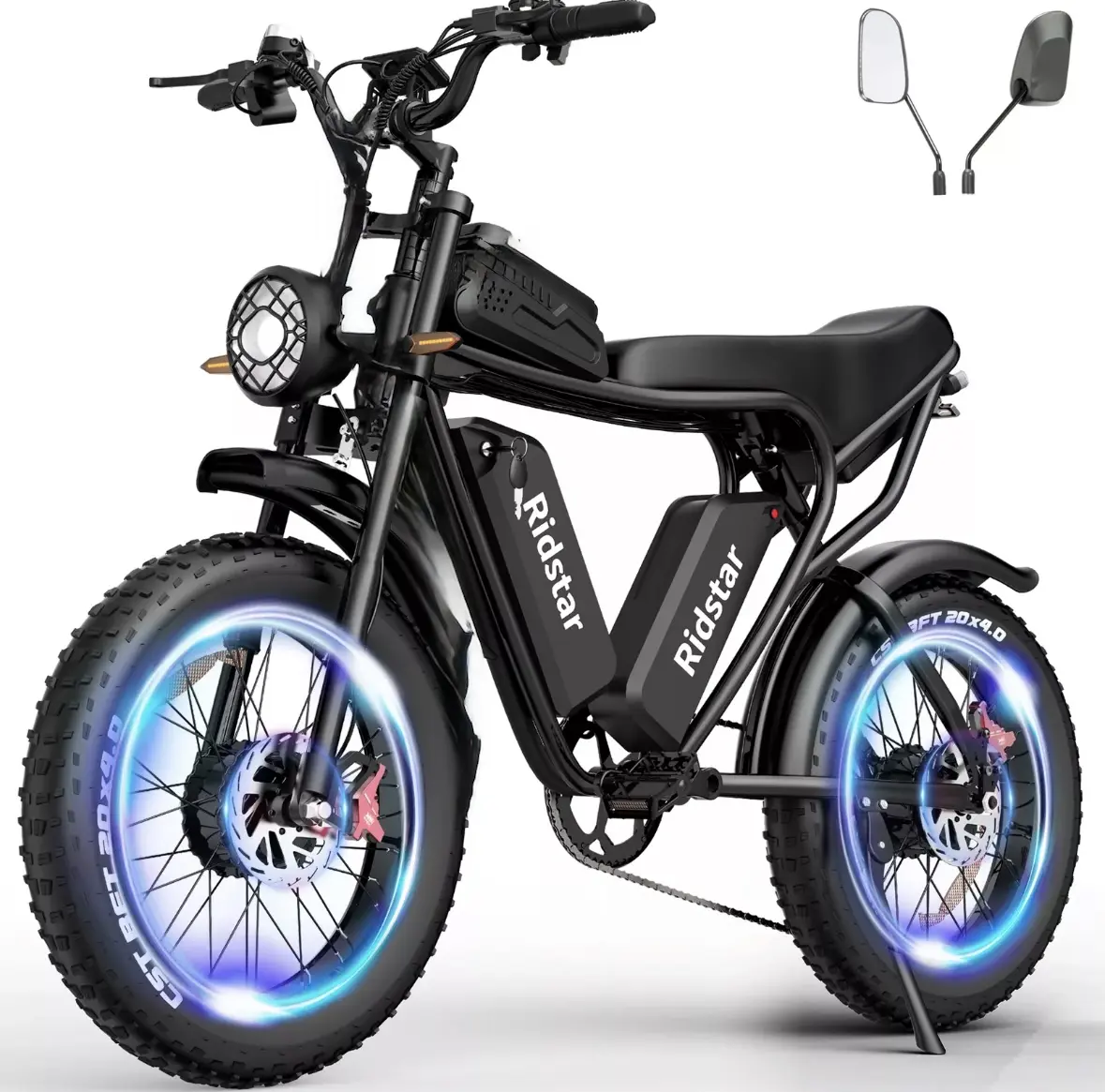 Ridstar Electric Bike 3000W 52V 40AH 20" Fat Tire