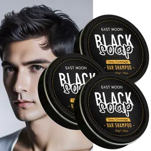 Black Shampoo Bar Soap For Gray Hair, Natural Black Hair Shampoo Bar Soap, Black Shampoo Bar Soap, Hair Darkening Compressed Soap Bar Black Hair Shampoo Bar Soap For Men