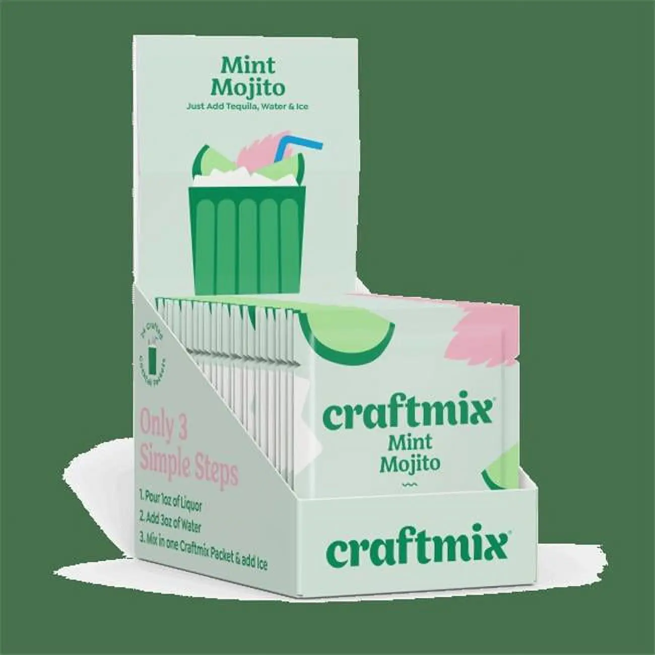 Craftmix 606 Mint Mojito Cocktail Mixers - Pack of 72, Kitchen & Bar Utensils Accessory