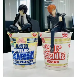 New Bungo Stray Dogs Dazai Osamu Figurine Nakahara Chuuya Action Figures PVC Model Collection Noodle Stopper Birthday Gifts