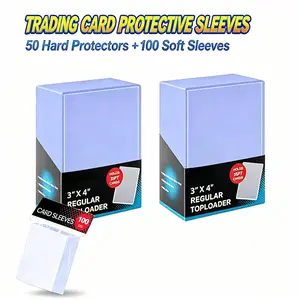 35PT Toploaders Card Sleeves, Clear Rigid PVC Card Protectors for Trading Cards/Photocards/Gukka Cards tcg pocket