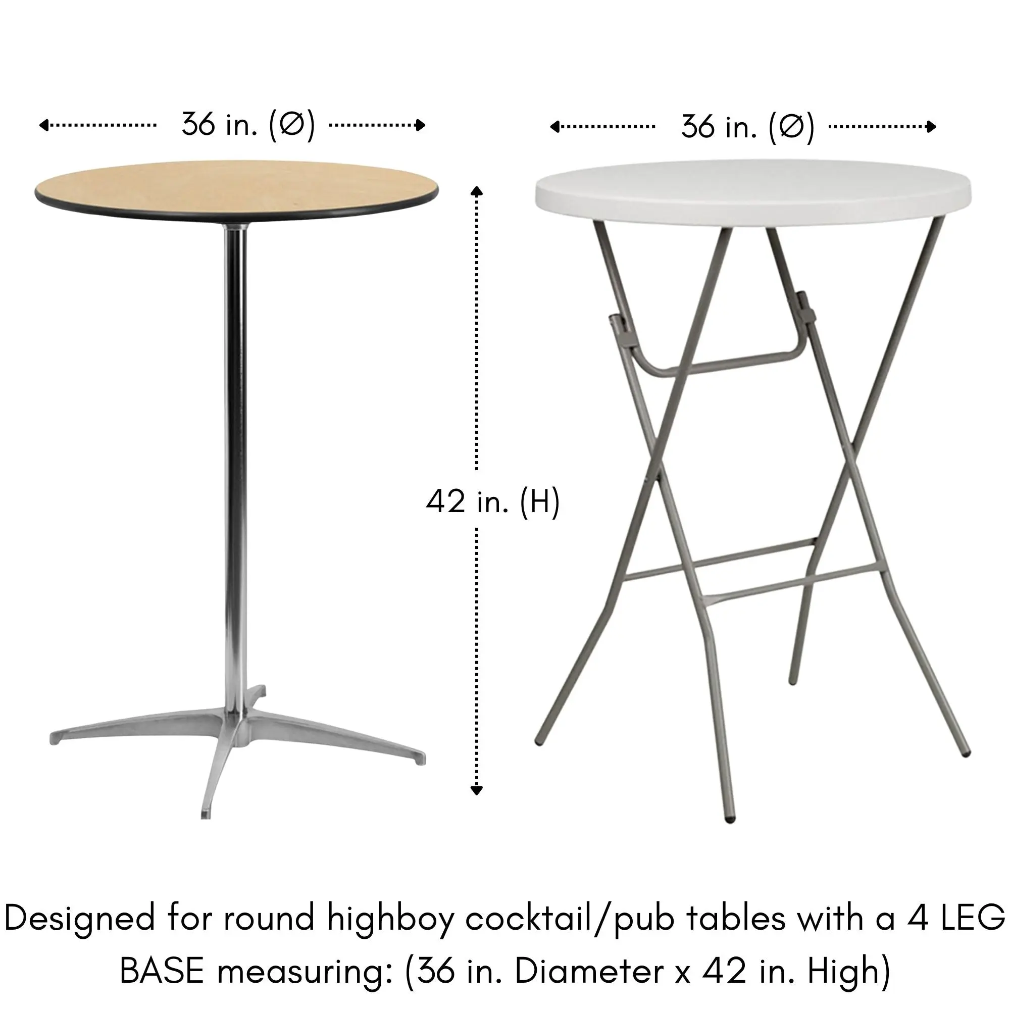 36 inch Highboy Cocktail Spandex Table Cover Purple 36 inch Highboy Cocktail Spandex Table Cover Purple