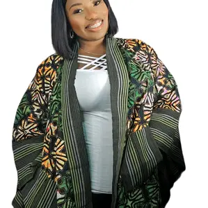 LEKO Women's African Print Kimono - Casual Womenswear