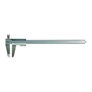 Mitutoyo Stainless Steel Vernier Caliper, 0-8 in Measuring Range, 1.9685 in Jaw Depth, Model 531-108