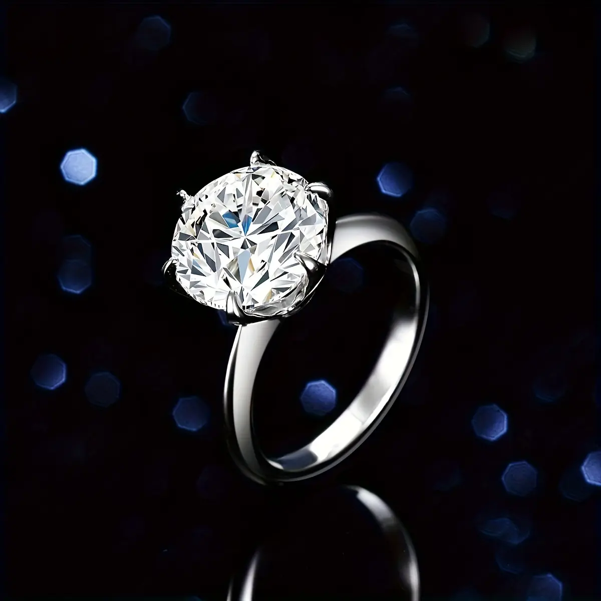 【#M208】 (Saoirse) 925 Sterling Silver Synthetic Moissanite rings 【#M208】 (Saoirse) 925 Sterling Silver Synthetic Moissanite rings