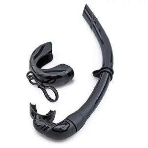 Freediving Snorkel Liquid Silicone Foldable Wet Tube Freediving Fishing and Hunting