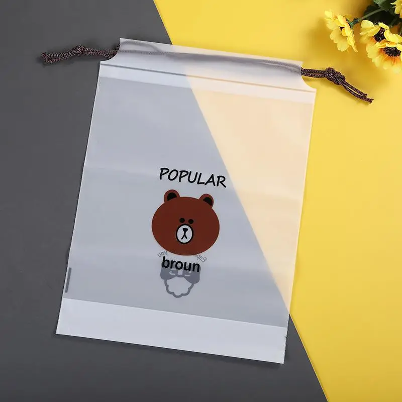 Isaic--hair Frosted Drawstring Bag Travel Drawstring Packing Bag Waterproof Packing Bag