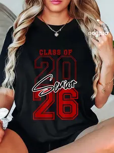 100% Cotton Class of 2026 Senior - 2026 Graduation T-Shirt