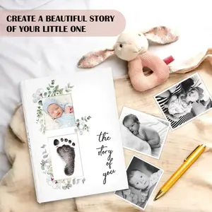Pregnancy Journal Baby Growth Record Milestones Newborn Boy Girl Memory Book, Keepsake Diary for Parents, Essential Pregnancy Gift