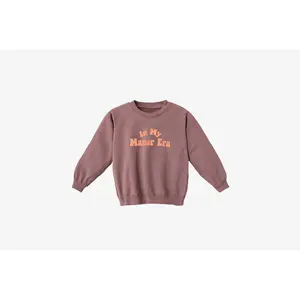 Manor "'In My Manor Era Crewneck" Kids - Mulberry