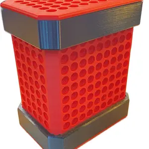 Mega Annoying 3D Printed Gift Box - Red and Black Design, Unique Shape, Ideal for Gifting, Lightweight and Portable