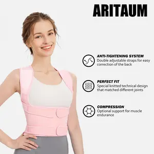Adjustable posture corrector straps and shoulder corrector - The shoulder support device helps with spinal alignment and health care.