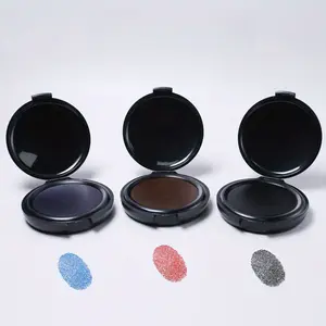 Portable Fingerprint Ink Pad for Clear Impressions, No Cleaning Mini Ink Pad, Durable Fingerprint Stamp for Contract Needs