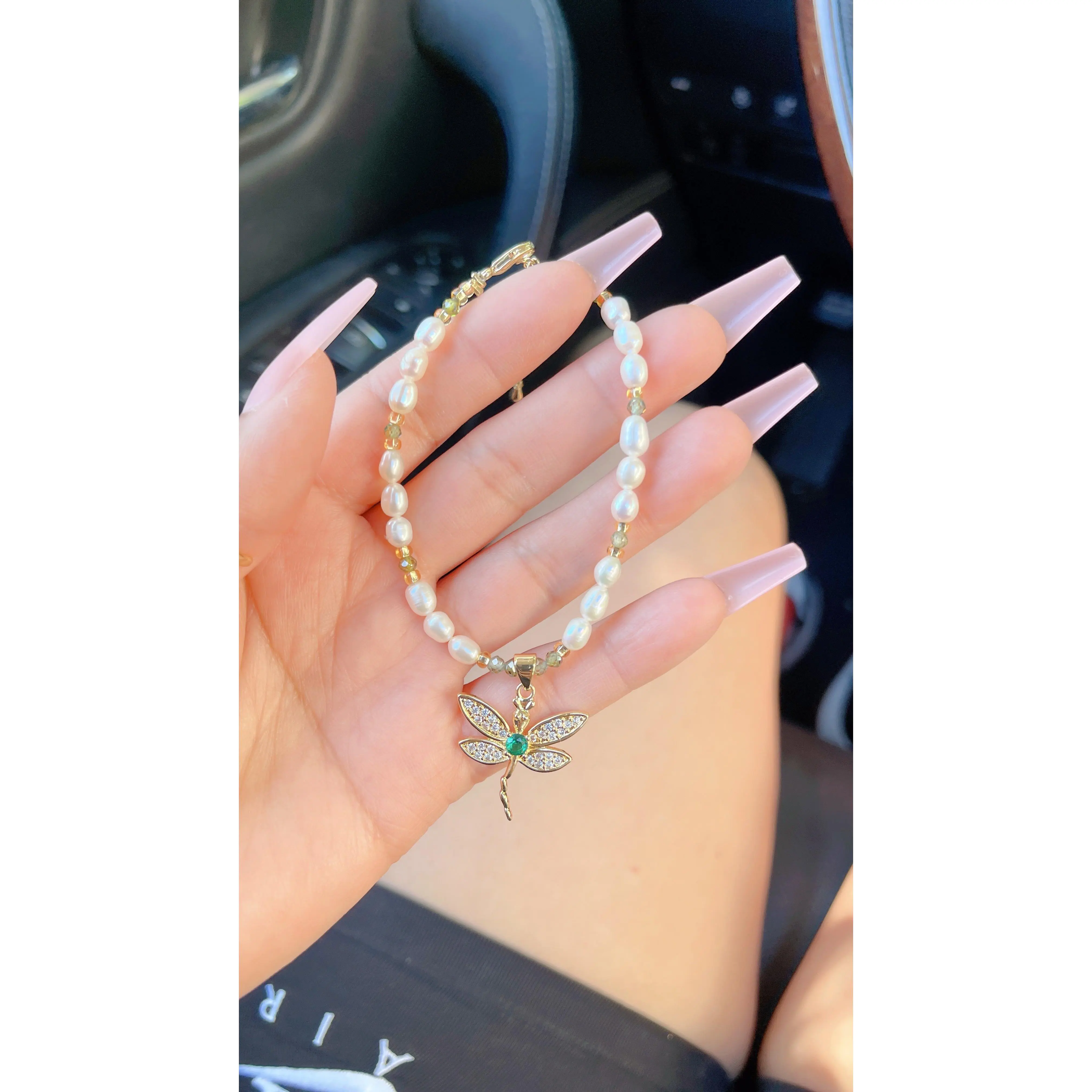 Feminine Dragonfly Bracelet
