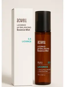 Acwell Licorice pH Balancing Essence Mist 5.5 – Hydrating Brightening Facial Spray | Soothes Skin, Balances pH, Licorice Extract, Fine Mist, 100 ml