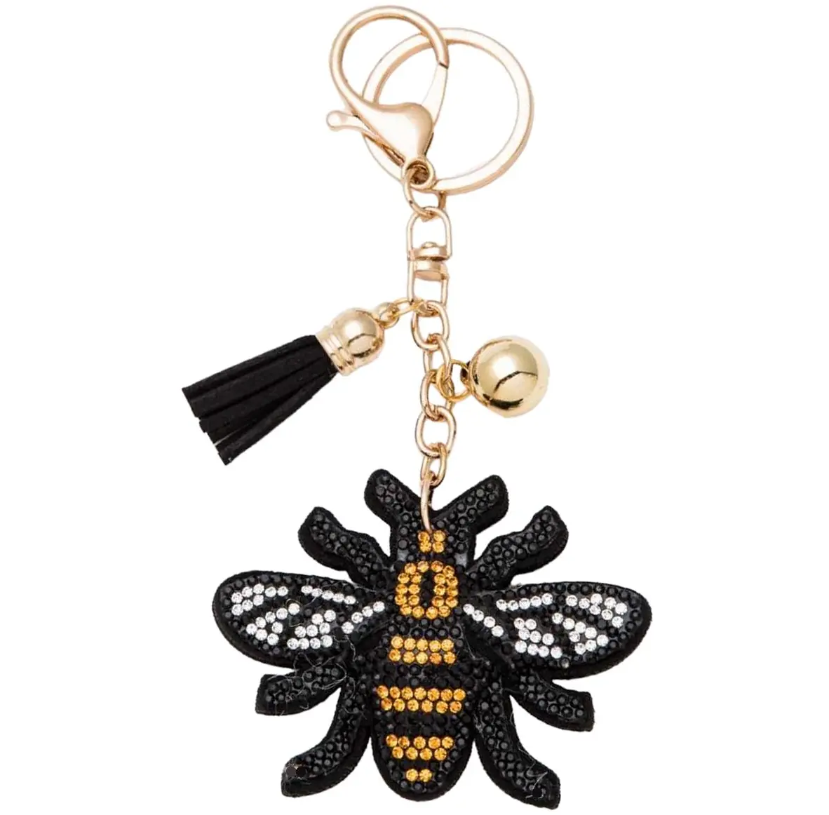 Black and Yellow Bee Gold Hardware