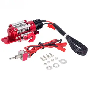 Heavy Duty RC Crawler Winch – Metal Automatic Wired Durable Winch for 1/10 TRX4 & SCX10