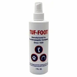 Bonaseptic Company TUF-FOOT Liquid Foot Hoof & Paw Protection for Dogs 7 FL OZ Helps Toughen Soft Pads Prevents Cracking