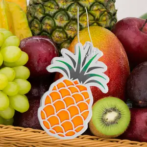 Nose Rabbit Pineapple Air Freshener 5 Pack, Amazing Scent, Unique Premium Design