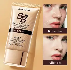 High-coverage waterproof snail BB cream - matte finish, long-lasting moisturizing and oil control, creates a natural makeup look, refreshing and non-greasy, perfect for makeup beginners, a great gift for Mother's Day, Christmas, and Valentine's Day.