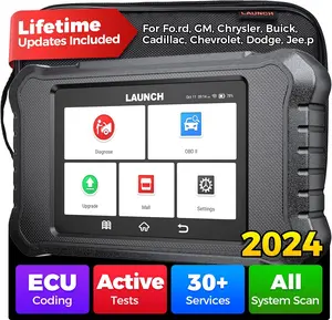 LAUNCH X431 Creader Elite 2.0 FGC OBD2 Scanner, Diagnostic Scan Tool for Ford/GM/Chevy Series, ECU Coding, Active Test, Lifetime FR-EE Update, All System Diagnostic, 30+ Services, Full OBD2 Code Reader, AutoVin