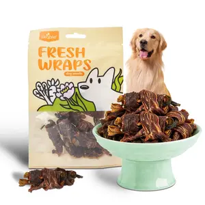 Likable Duck Wrapped Cucumber – High Protein (50%) Low Fat Dog Treats, Refreshing Healthy Snacks for Dogs, Dental Treats for Dogs, All Natural, Soft Chewy Training Rewards, Hand-Made, Supports Hydration & Vitamins, 35g