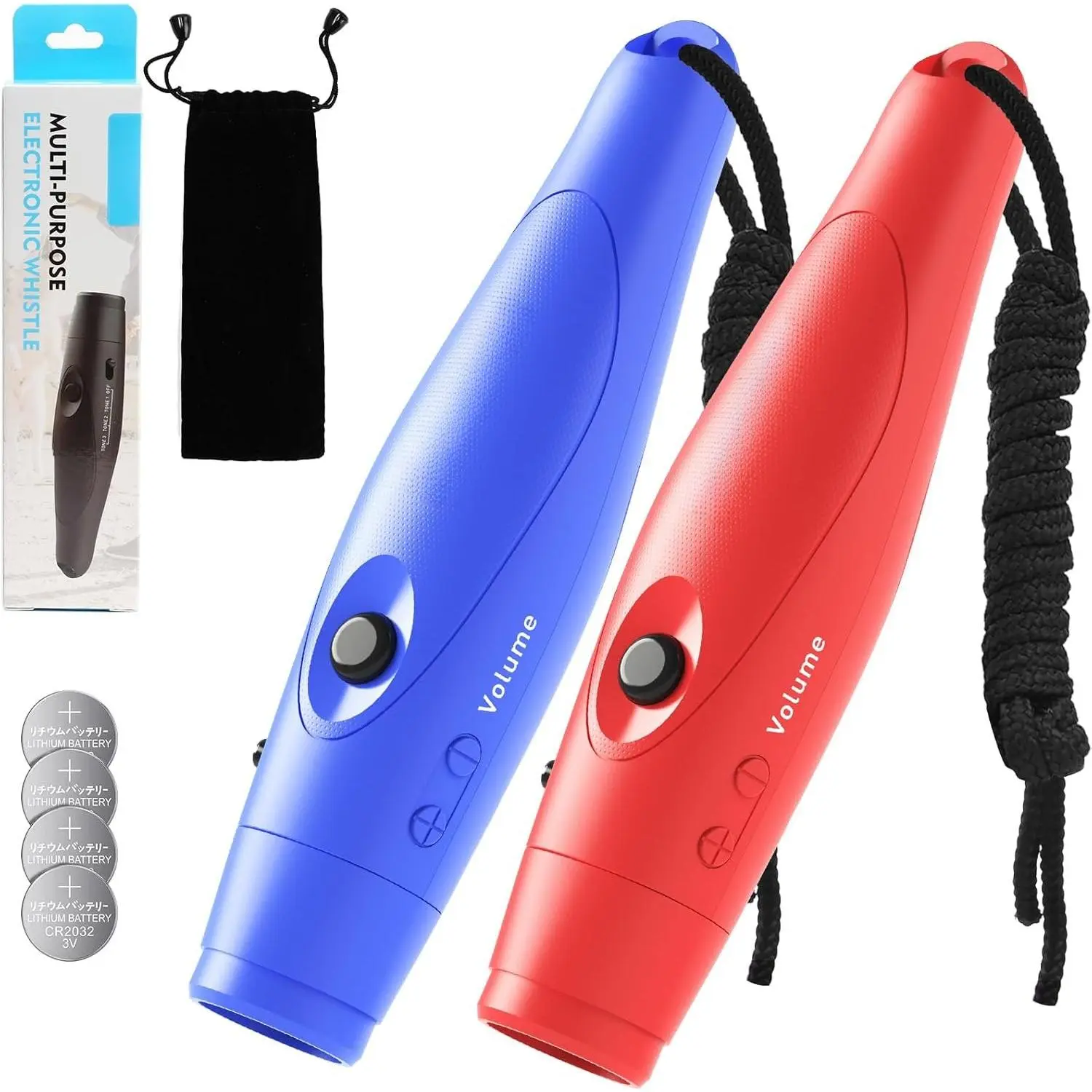 Whistle for Teacher Coache, 3  Adjustable 130db Loudest High Volume Handheld  Electric Whistles for Referee, P.E.Outdoor  Whistles with Lanyard
