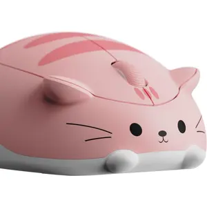Theme  Gaming  , Tri-Mode  BT3.0/BT5.0/2.4G, Cute Optical Cordless Cartoon Mice for /Laptop/Desktop/PC, Compatible with /Win ( Angie)