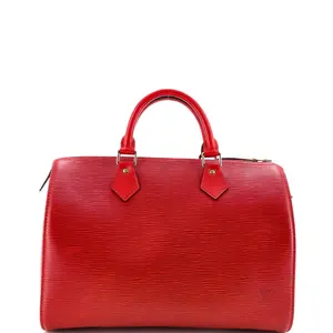 Pre-owned Louis Vuitton Leather Top Handle Bags Speedy Handbag Epi 30 by Rebag