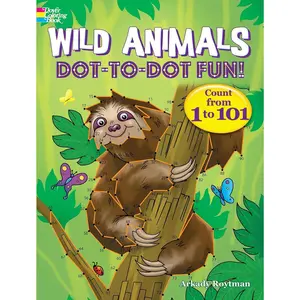 Wild Animals Dot-to-Dot Fun!: Count from 1 to 101 (Dover Kids Activity Books: Animals) Paperback – Coloring Book, November 13, 2019