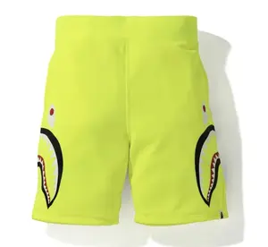 Bathing Ape Neon Shark  Sweat Shorts