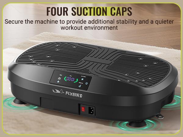 【FLYBIRD & FEIERDUN】Vibration Plate Exercise Machine, 330/340 lbs Capacity Lymphatic Drainage Machine with LED Touch Screen & Remote Control, Full Body Workout for Home Gym, with 2 Resistance Bands #TikTokShopHolidayHaul #ChristmasTikTok