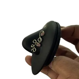 PINK SKIES Nose Cuff with Dangle Non-Piercing Jewelry in Silver Gold Copper & Bronze Tarnish Resistant Wire Fashion Accessory Love