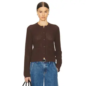 Rag & Bone Viola Cardigan in Chocolate