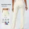Sodalemon Women’s High-Waisted Flare Leggings - Women's Clothes, Butt Lifting, Tummy Control, Comfy Pants, Soft Stretch Workout Yoga Pants