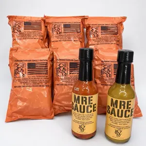 Six HDR + MRE Red & Green Sauce Bundle