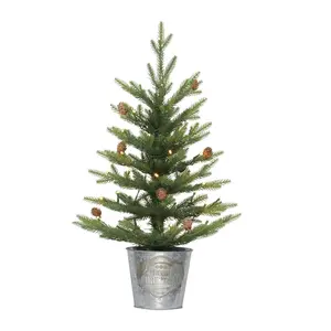 Puleo Pre-Lit 2' Table Top Artificial Christmas Tree
