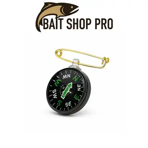 Coghlans Pin-On Ball Compass – Liquid Filled Navigation Tool