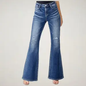 Risen Painted Splash High Rise Flare