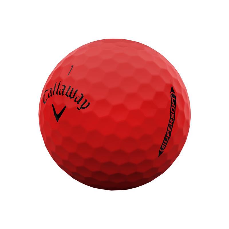 Callaway Golf Supersoft Matte Red Golf Balls