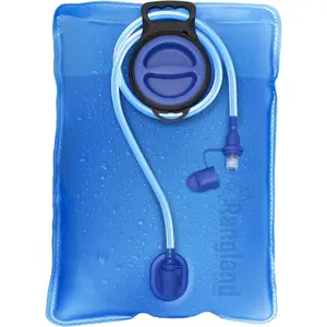 Rangland Extra Large 8L Water Bladder (2.1 Gallon) Heavy Duty Hydration Reservoir Bag, Easy-Fill Wide Mouth Opening, Leak-Proof Drinking Tube with Bite Valve Straw