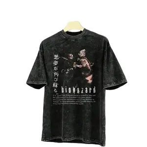 Resident Evil Biohazard T Shirt Leon Kennedy Vintage Shirt, Fashion Cotton, Full Colors, Full Sizes, For Men, For Women