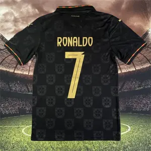 2026 No. 7 Ronaldo Black Special Edition Short-Sleeve Soccer Jersey