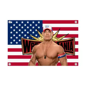 JOHN CENA HIGHLY EXPECTED FOR WWE WRESTLEMANIA Flag, John Cena Flag - You Can't See Me WWE Home decor Tapestry "40 X 60" Arts WWEChampion College Dorm Tapestry, WWEWall Decor, Fitness Wall Art, WWEFlag, WWE Trending Flag.