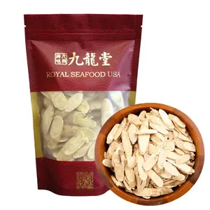 Royal Seafood USA Premium Natural Astragalus root, Cut and sifted, Chinese herbal tea, No additives, huang qi slice, Healthy herbal tea
