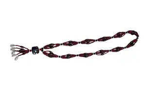 Necklace for Elegua Red & Black Beads / Mazo Elegua Rojo & Negro Beads