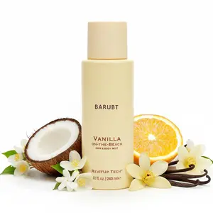 BARUBT Vanilla Coconut Fragrance Spray Water-based, Refreshing and Non-Sticky, Friction Activates Fragrance 240ml Set Perfume Fresh Brazilian summervibes