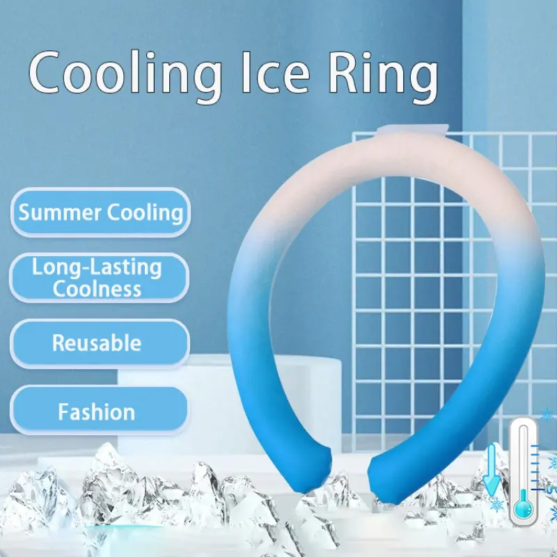 Pcm Cooling Collar for Sports and Outdoor Activities, Ice Cool Neck Strap, Comfortable and Refreshing, Perfect for Hot Weather