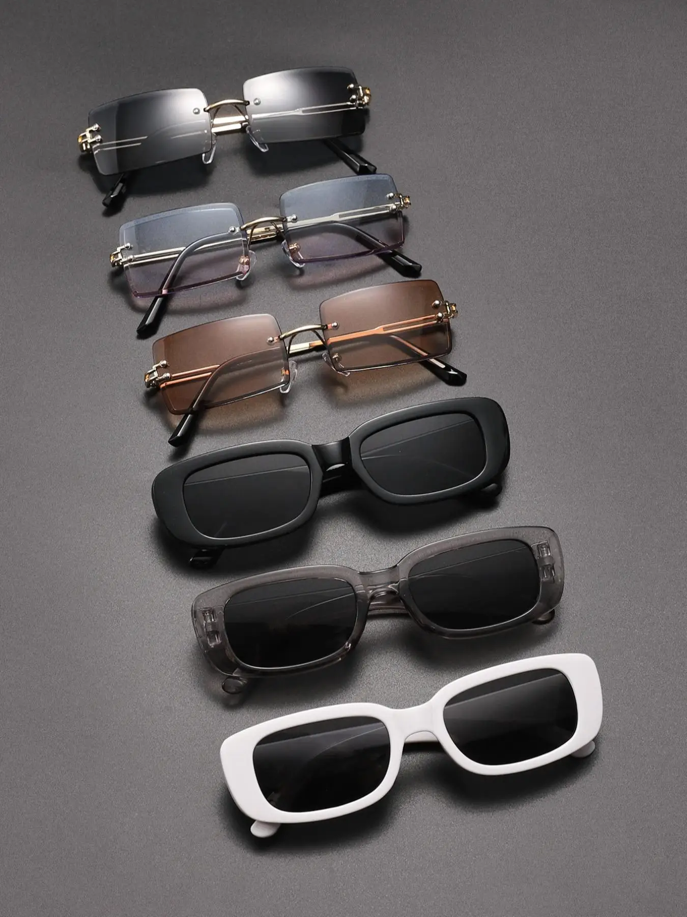 Summer Square Frame Lightweight Durable Modern Glasses for Women, Personality Travel Essentials, Back To School Outdoor Glasses