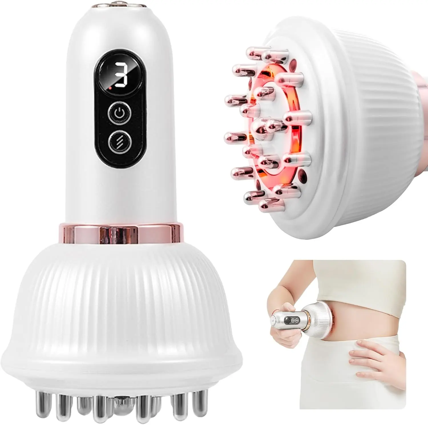 Wireless Handheld Massage Device - USB Rechargeable, Portable Synthetic Personal Care Tool for Adults' Full Body, Low Back Pain Relief, Relieves Back, Legs, Arms Discomfort - Ideal New Year Gift for Loved Ones,back to school,back to school haul